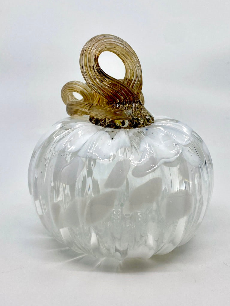 White Glass Pumpkin